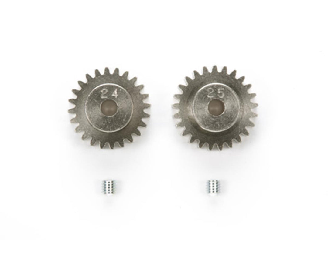 Tamiya 0.6Mod AV Pinion Gear Set (24T & 25T) 50477