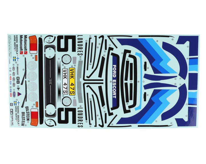 Tamiya Ford Escort MK.II Rally Body Set (Clear) 51658 | TAM51658