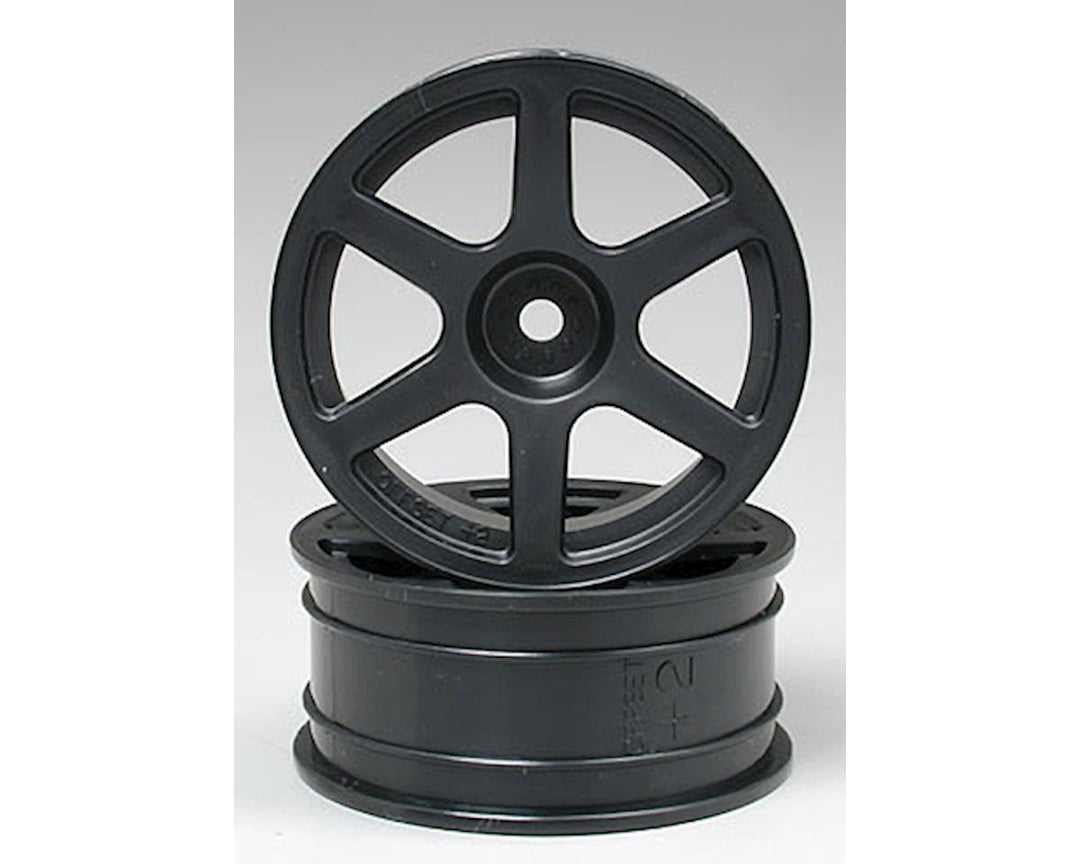 Tamiya 6-Spoke Wheel Medium Narrow (Grey) (2) (24mm) 53453 | TAM53453