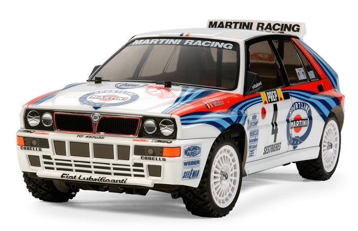 Tamiya 1/10 RC Lancia Delta Integrale w/ TT-02 Chassis 58570-A
