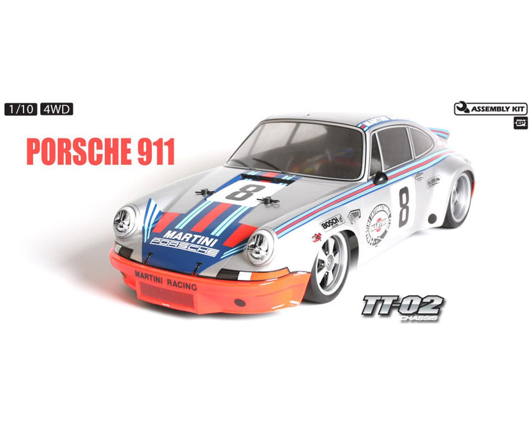 Tamiya Porsche 911 Carrera RSR 1/10 4WD Electric Touring Car Kit (TT-02) 58571-60A