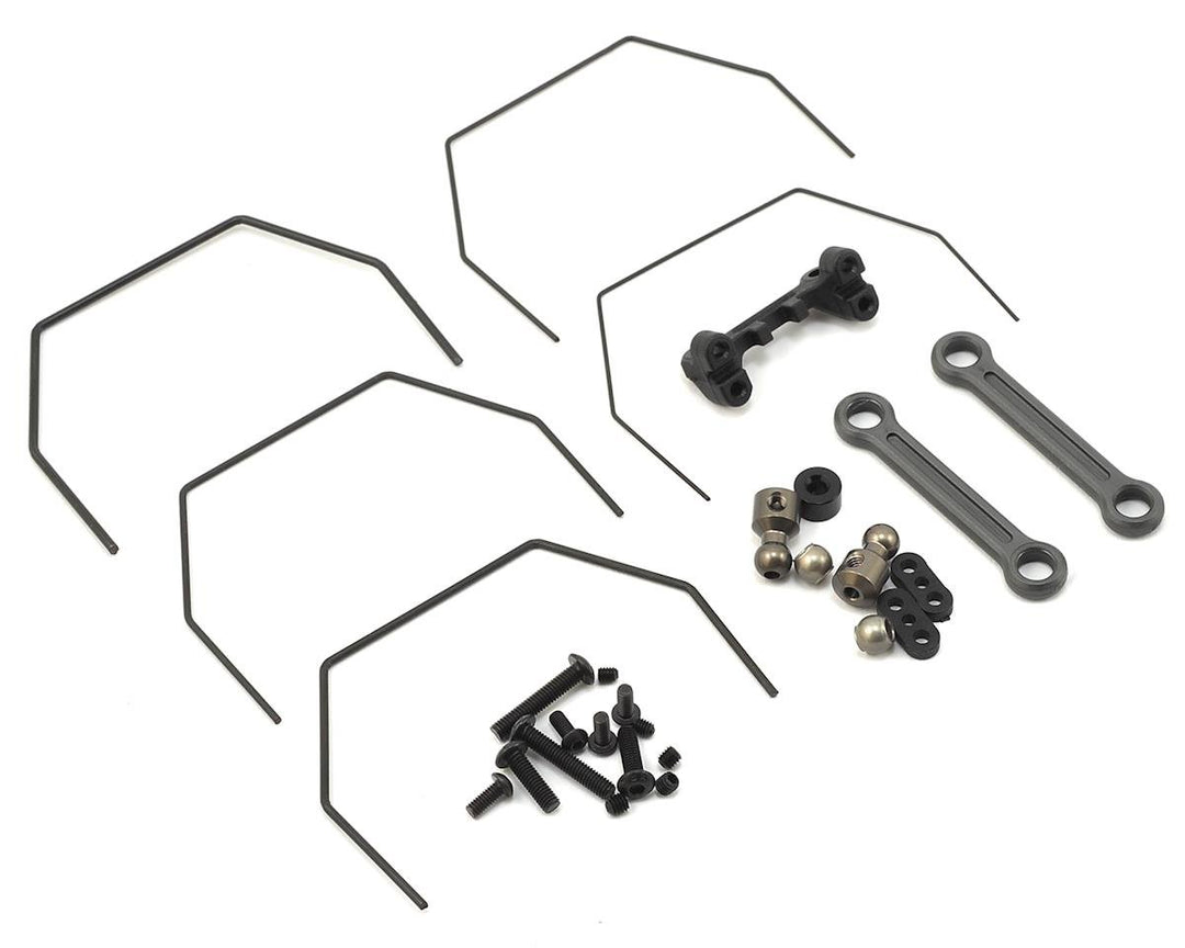 Team Losi Rear Sway Bar Set, Laydown: 22 4.0 TLR334040