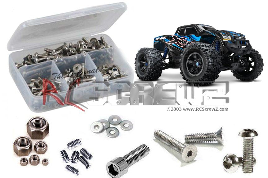 RCSCREWZ TRA061 Traxxas X-Maxx 4x4 (#77076-1) Stainless Screw Kit 