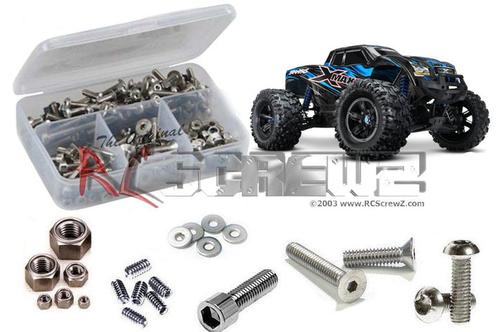 RCSCREWZ TRA061 Traxxas X-Maxx 4x4 (#77076-1) Stainless Screw Kit 