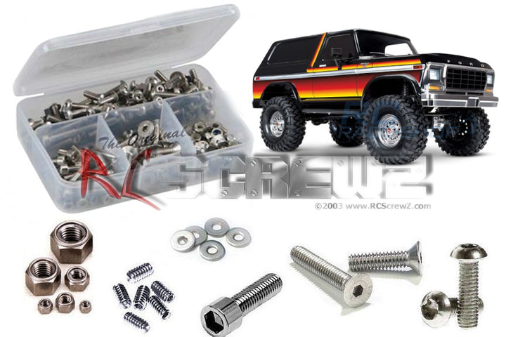 RCSCREWZ TRA085 Traxxas TRX-4 Bronco/Ranger (#82046-4) Stainless Screw Kit 