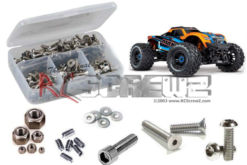 RCSCREWZ TRA089 Traxxas Maxx 1/10th (#89076-4) Stainless Steel Screw Kit 