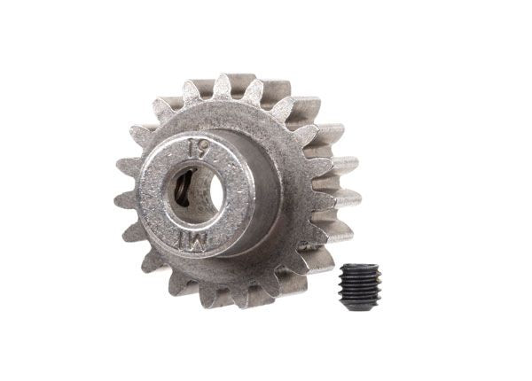 Gear 19-T Pinion (1.0 Metric Pitch) (Fits 5Mm Shaft) Set Screw (For Use Only With Steel Spur Gears) 6480X