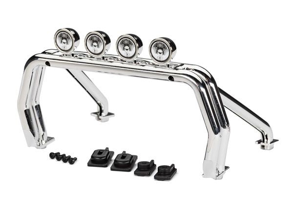 Traxxas Roll Bar Mounts Front (2) Rear (L/R) With Screws Fits 9212 Body 9262