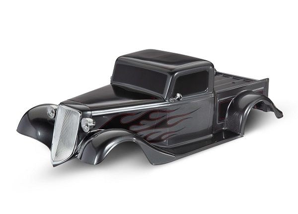 Traxxas BODY '35 HOT ROD TRUCK COMPLETE GRAPHITE 9335X