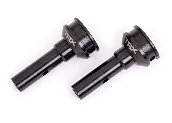 Stub Axles, Hardened Steel (2) (For Steel Constant-Velocity Driveshafts) (Fits Sledge™) 9553X