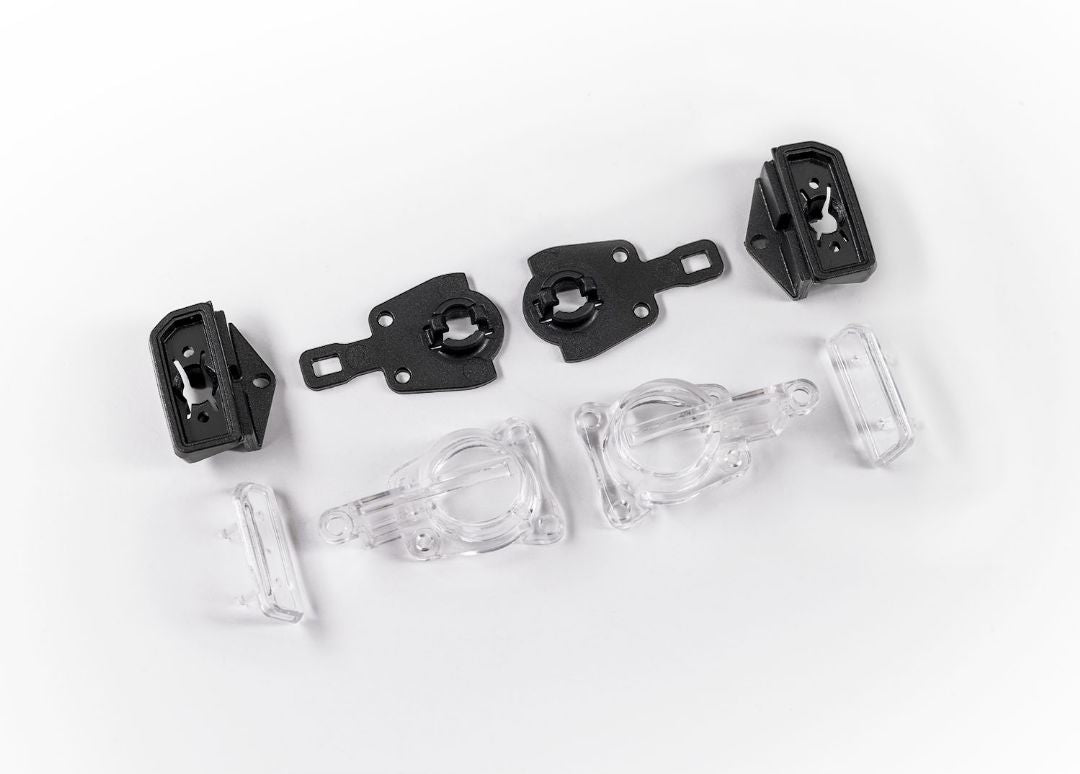 Traxxas LED lenses body front &amp; rear (complete set) (fits 9711 body) 9718