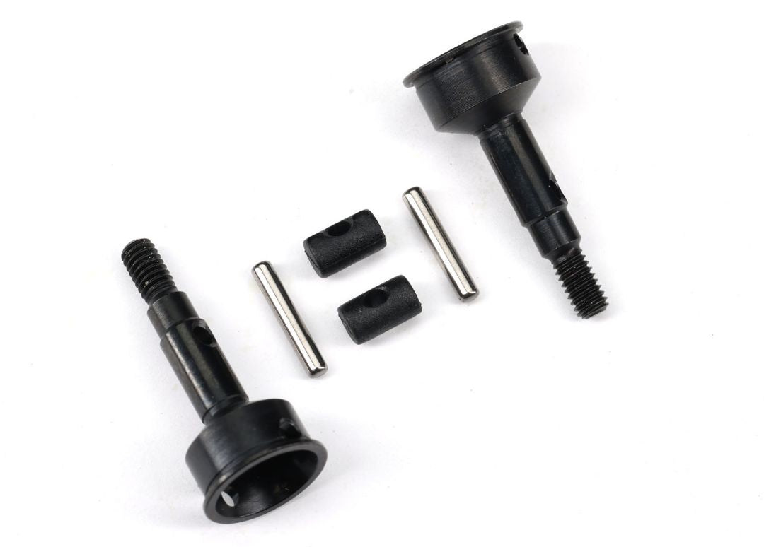Traxxas Stub axle front (2) cross pins (2) drive pins (4) 9753
