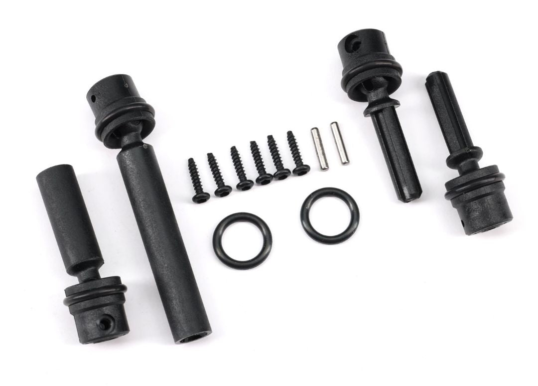 Traxxas Driveshafts center assembled (front & rear) 9755