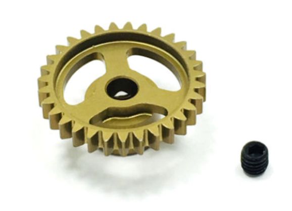 Trinity Ultra Lightweight Thin Aluminum Pinion Gear 48 Pitch (3.17mm Bore)