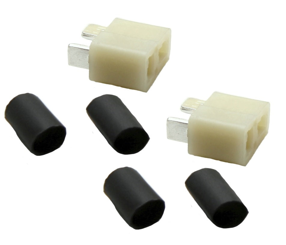 Deans HW High Temp - Ultra Plug, White, Female, 2-Pack WSD1325