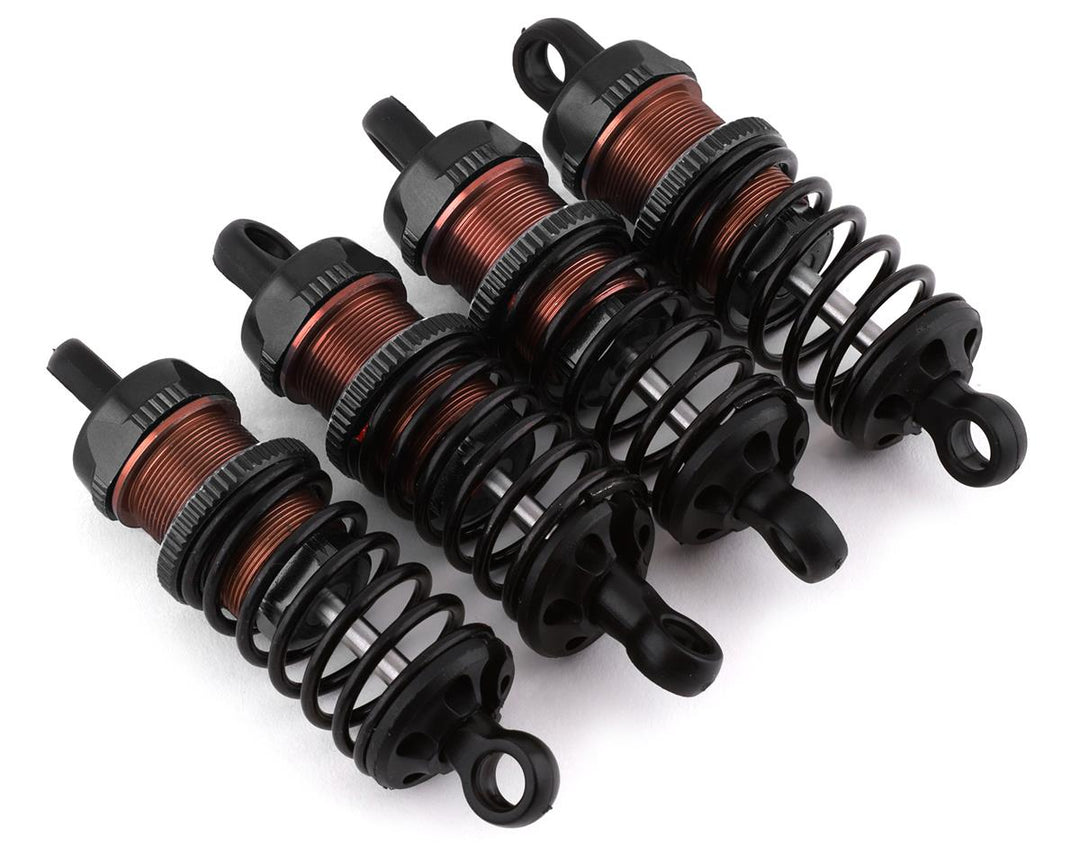Yeah Racing Aluminum Go Big Bore Touring Shocks (Black) (4) (60mm) YEA-BBG-0060BK