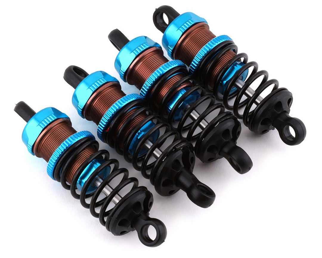 Yeah Racing Aluminum Go Big Bore Touring Shocks (Blue) (4) (60mm) BBG-0060BU