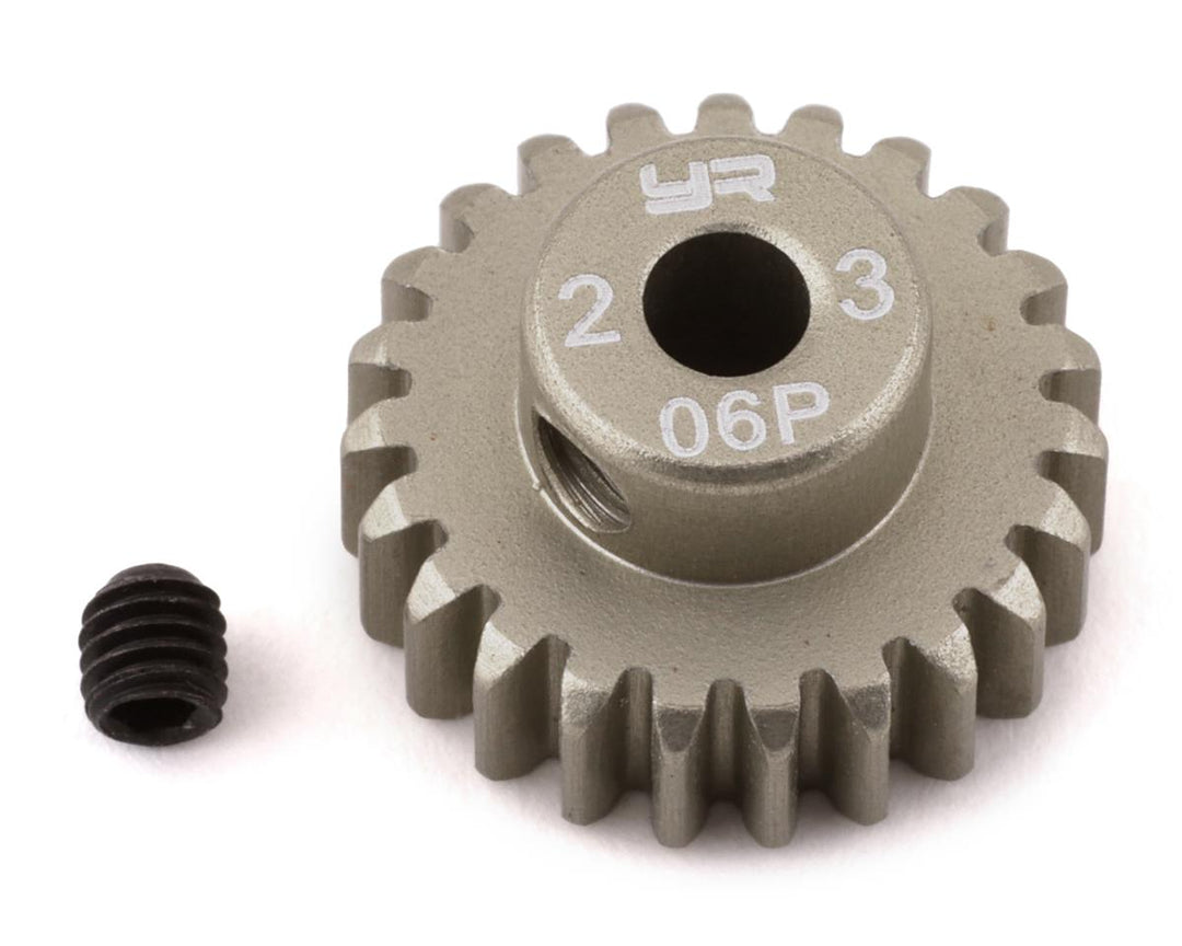 Yeah Racing Mod 0.6 Hard Coated Aluminum Pinion Gear (23T) YEA-MG-06P23T