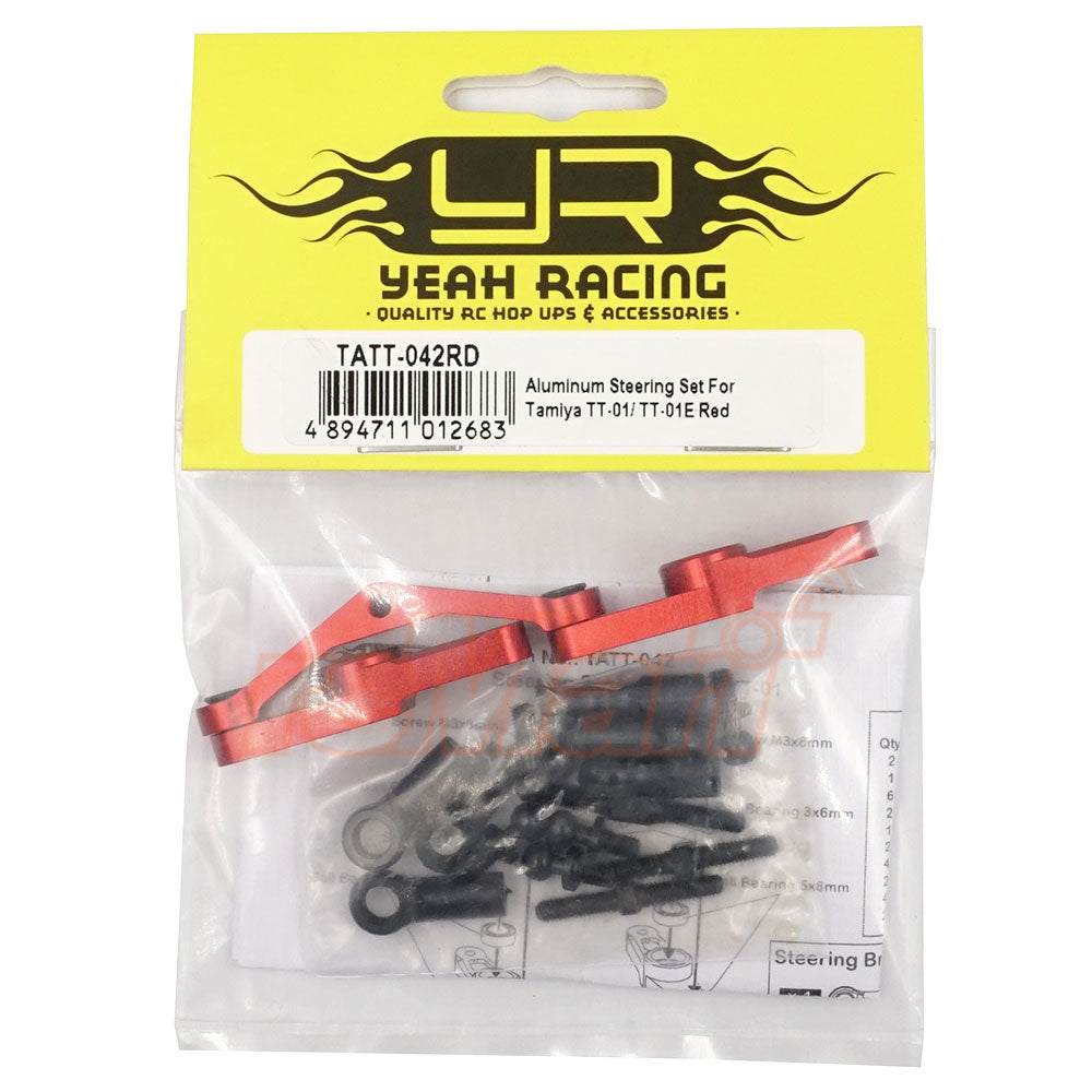 Yeah Racing Aluminum Steering Set For Tamiya TT-01E TATT-042
