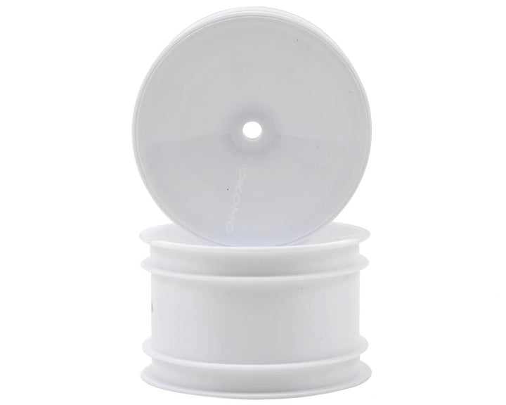 Yokomo 12mm Hex 1/10 Rear Buggy Wheels (White) (2) (YZ-2/YZ-4/B-MAX) B4-827WA | YOKB4-827WA
