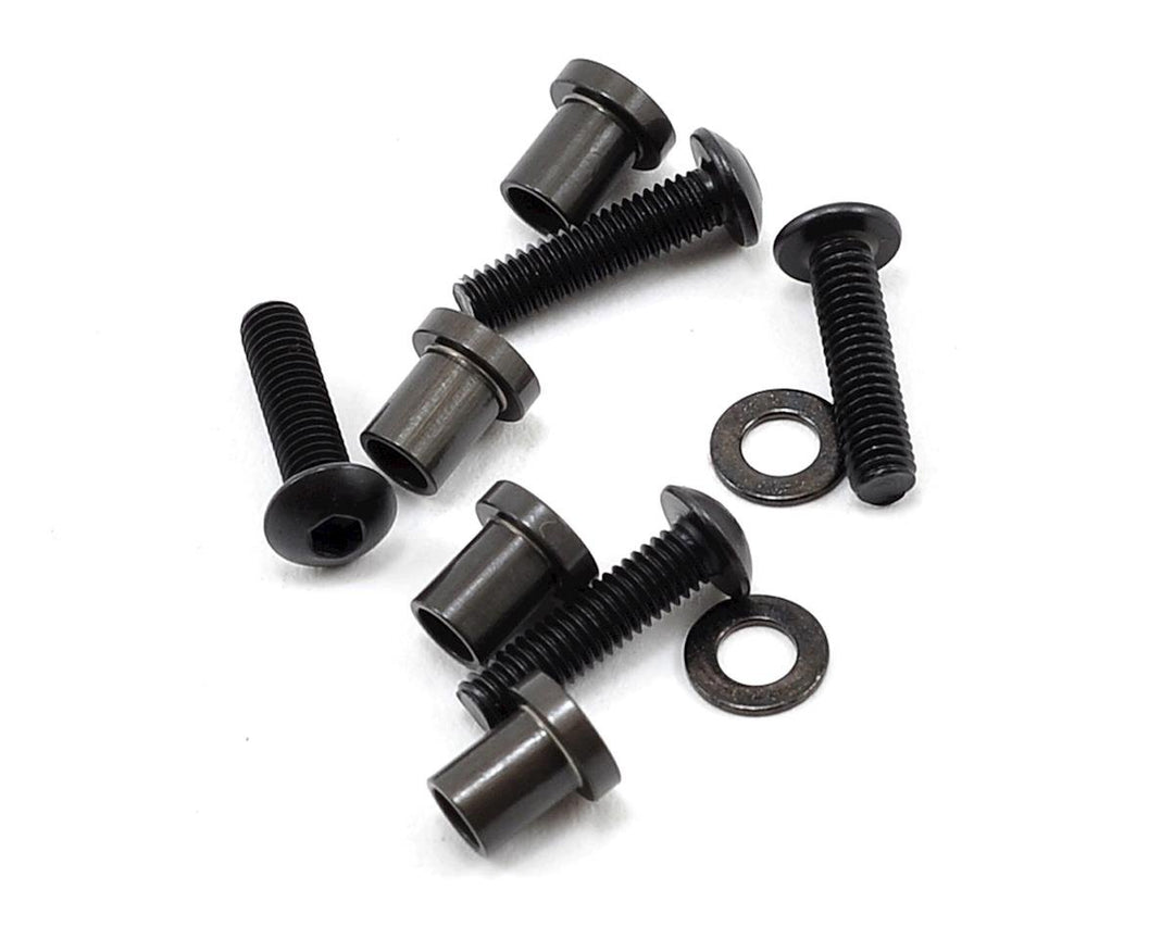 Yokomo Aluminum King Pin Set w/Hardware (4) YOKBM-414WA