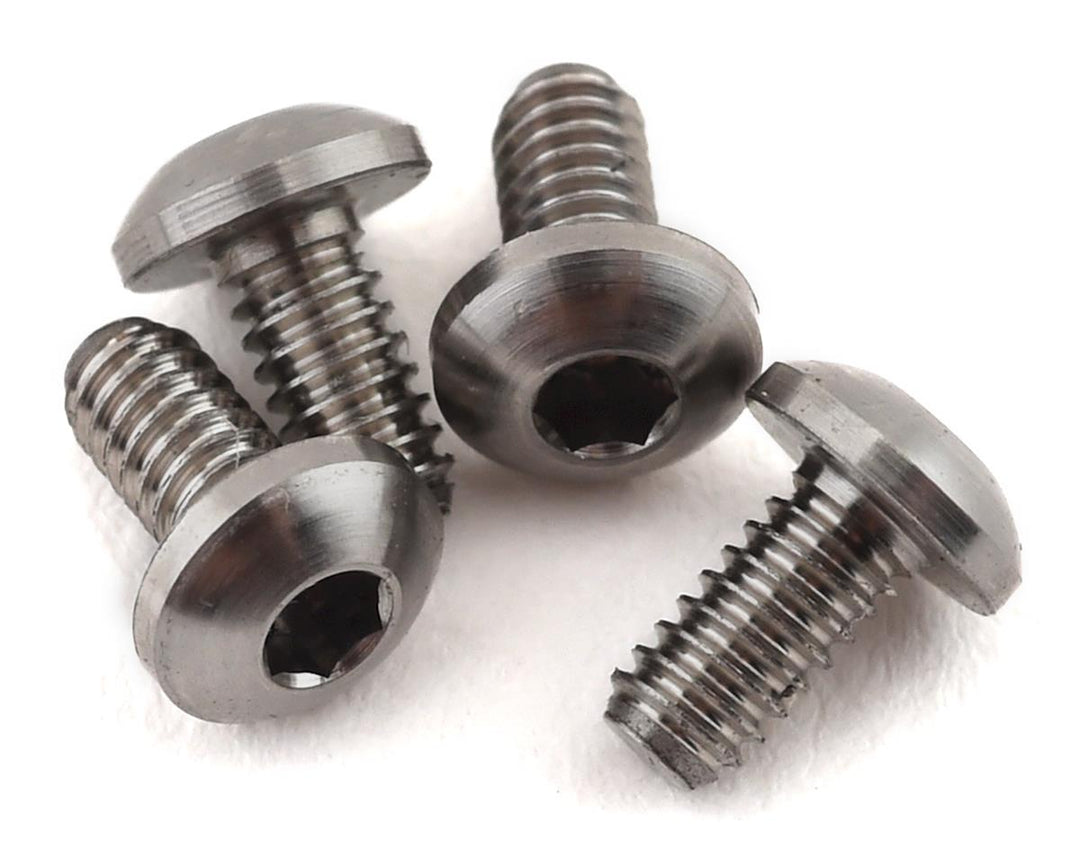 Yokomo 2x4mm High Precision Titanium Button Head Screw (4) RP-110-04A