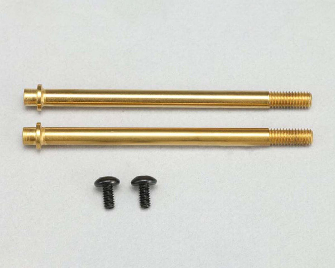 Yokomo YZ-2DTM3/CAL3 "X30" Short Rear Shock Shafts (2) (Titanium Coated) S4-S2MTA