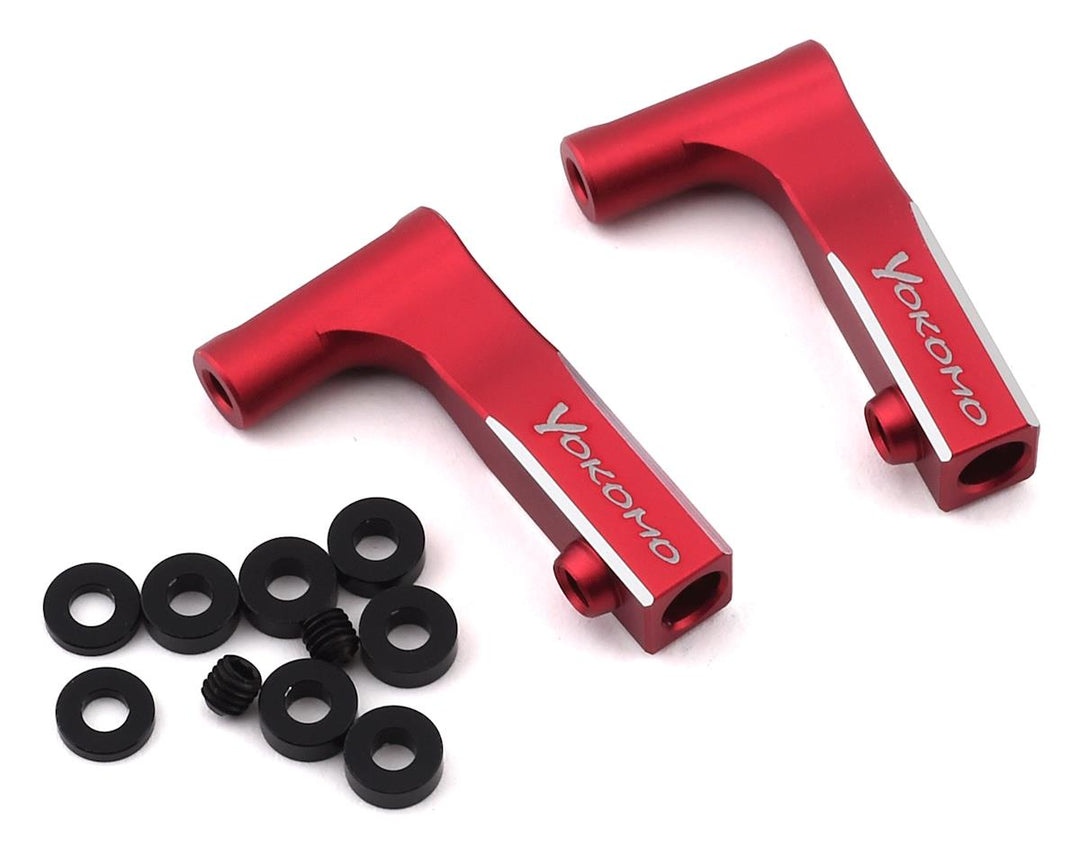 Yokomo YD-2 Aluminum Front Upper L Arm Kit (Red) YOKY2-R08FUIA