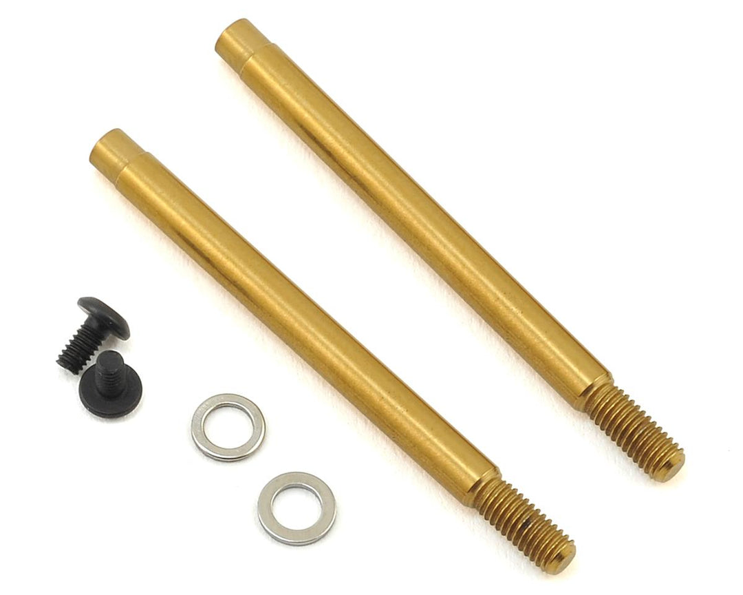 Yokomo V3 Titanium Coated Front Shock Shaft (2) (Screw Type) YOKZ2-S2ST