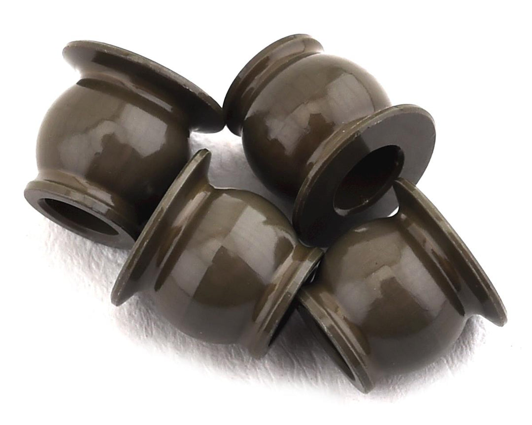 Yokomo Aluminum YZ-2T "Hard" Flanged Shock Ball End (4) (F6.8) Z2-S7TA | YOKZ2-S7TA