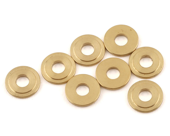 Yokomo 3×8 CNC-Machined Brass Spacers (8)
