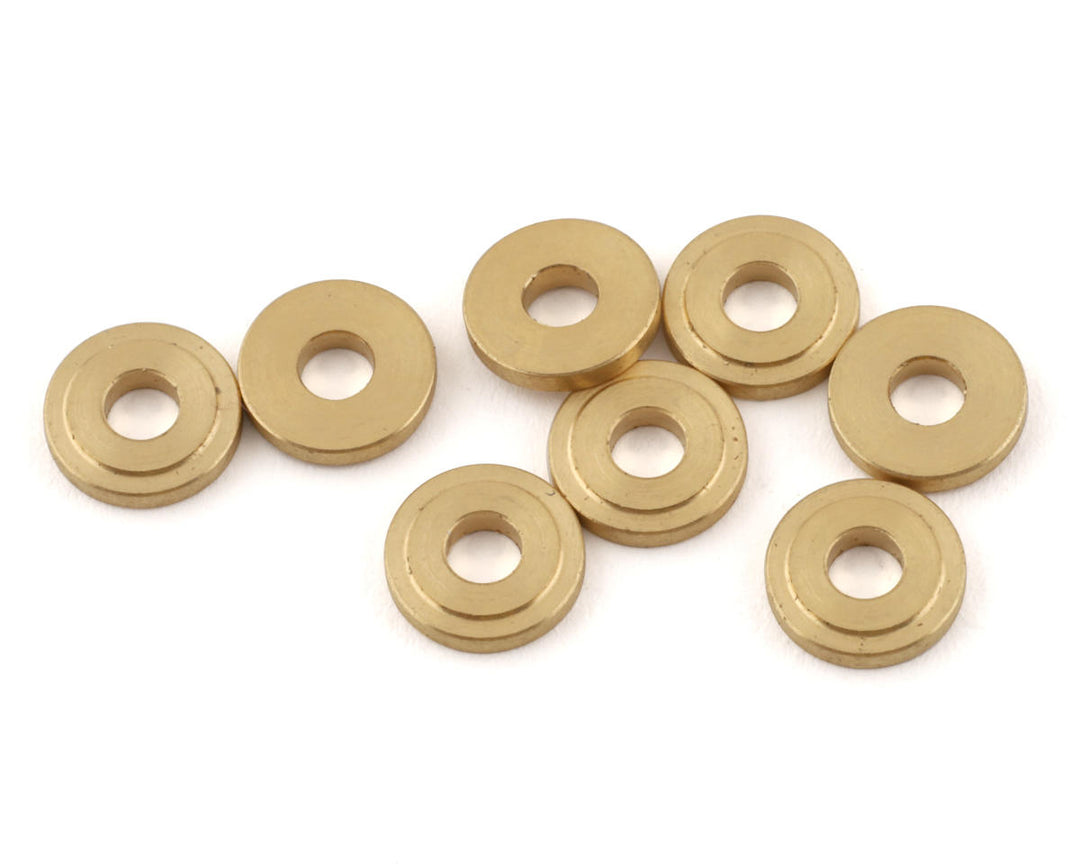 Yokomo 3×8 CNC-Machined Brass Spacers (8)